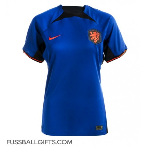 Niederlande Fußballbekleidung Auswärtstrikot Damen WM 2022 Kurzarm